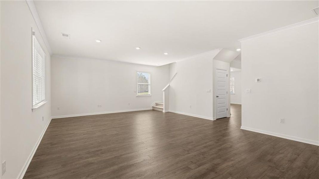 Spacious, unfurnished interior of a new home in Kingston Ranch at Lake Oconee, Buckhead (Image 50).