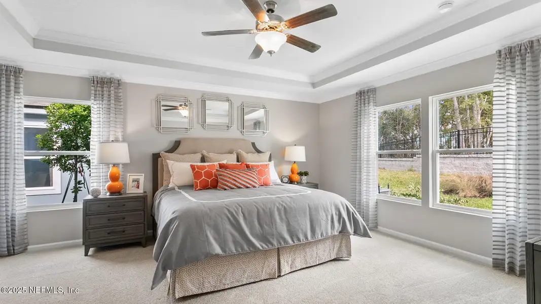 Furnished interior view inside a new home in Sawmill Branch, Palm Coast (Image 16).
