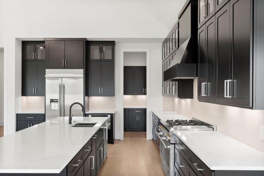 Furnished interior view inside a new home in Homestead Hill, New Waverly (Image 7).