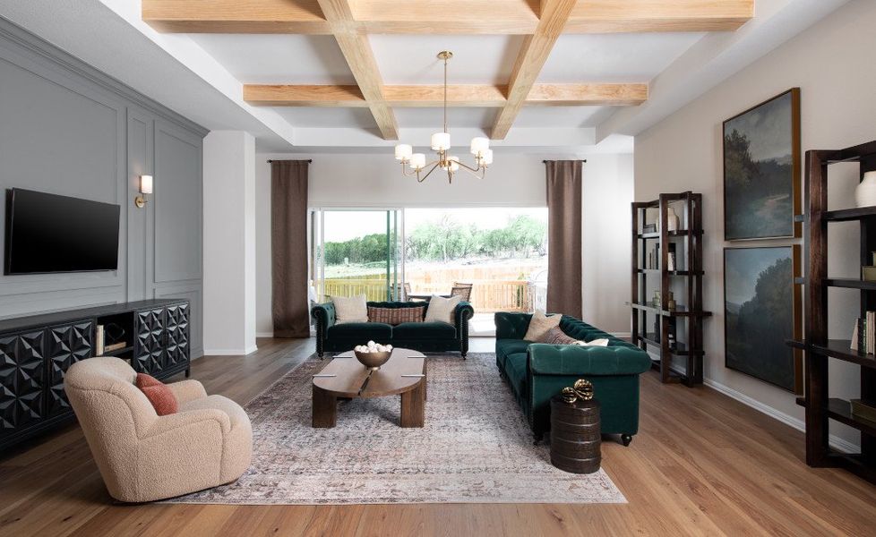 Representative furnished interior of a home built from the Avalon by Ashton Woods in The Trails at Carmel 70s, Pflugerville (Image 5). Representative furnished interior of a home built from the Avalon by Ashton Woods in The Trails at Carmel 70s, Pflugerville (Image 5).