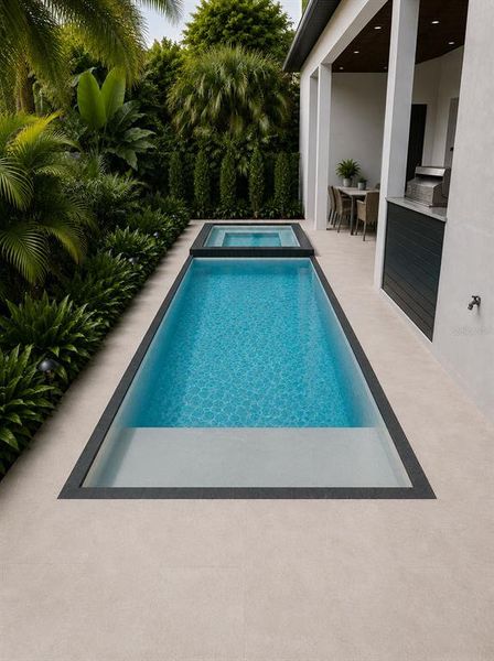 Exterior details and patio area of a home in , Sarasota (Image 27). Exterior details and patio area of a home in , Sarasota (Image 27).