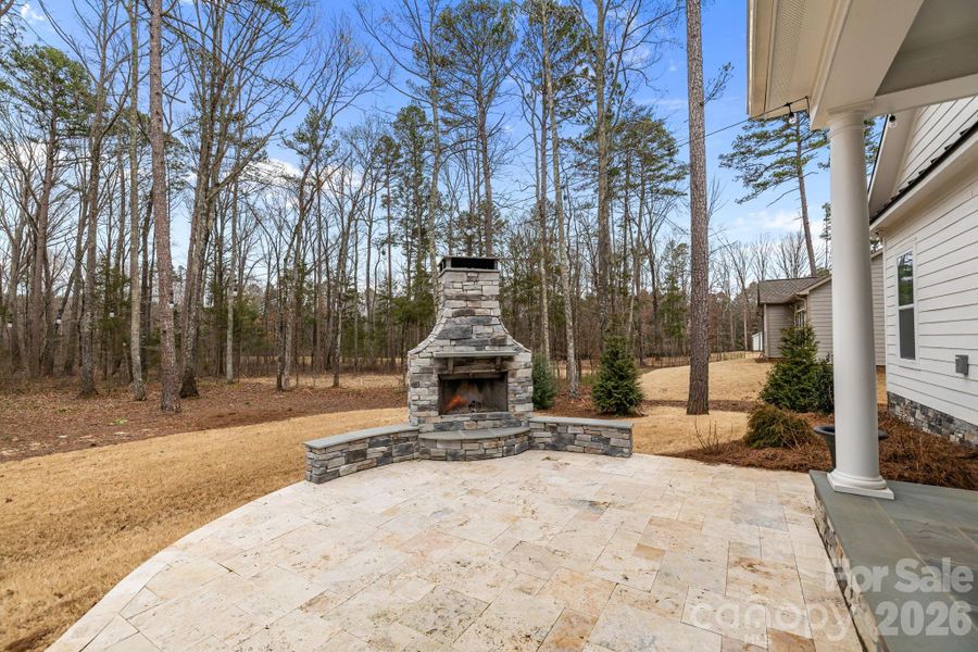 Exterior details and patio area of a home in , Indian Trail (Image 25).