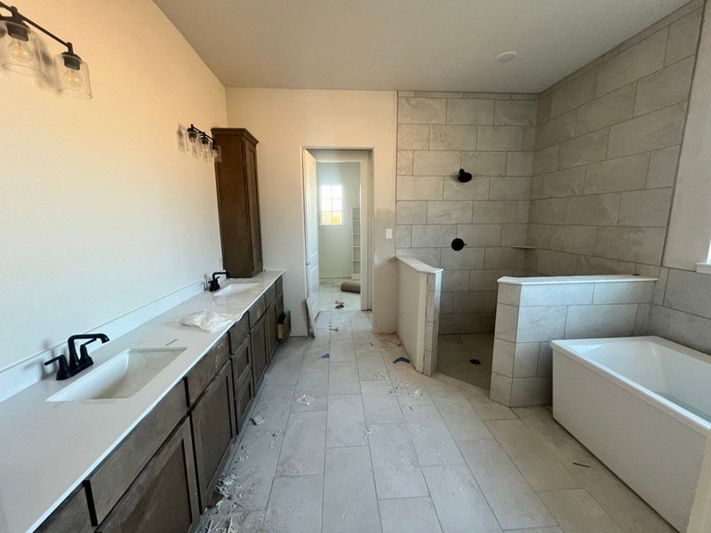 In-progress construction of a new home in Eagle Ridge Estates, Weatherford, TX (Image 8).