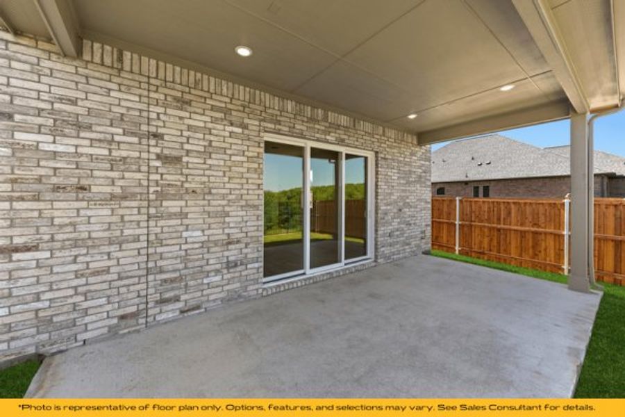 Representative exterior details of a home built from the The Rio by Stonefield Homes in The Highlands, Rockwall (Image 30).