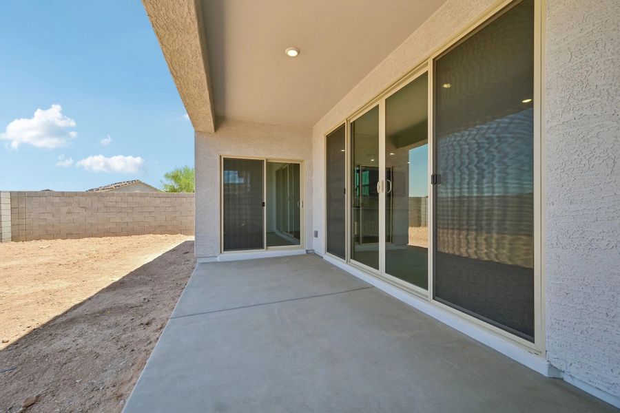 Covered patio