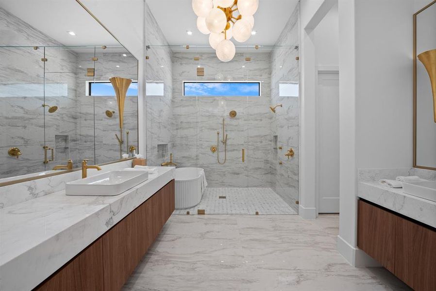 Furnished interior view inside a new home in , Southlake (Image 14).