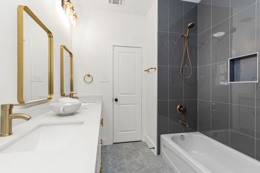 Furnished interior view inside a new home in , Houston (Image 18). Furnished interior view inside a new home in , Houston (Image 18).