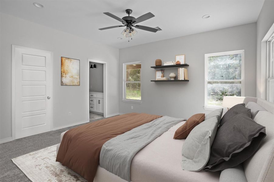 Furnished interior view inside a new home in , Brookeland (Image 6). Furnished interior view inside a new home in , Brookeland (Image 6).