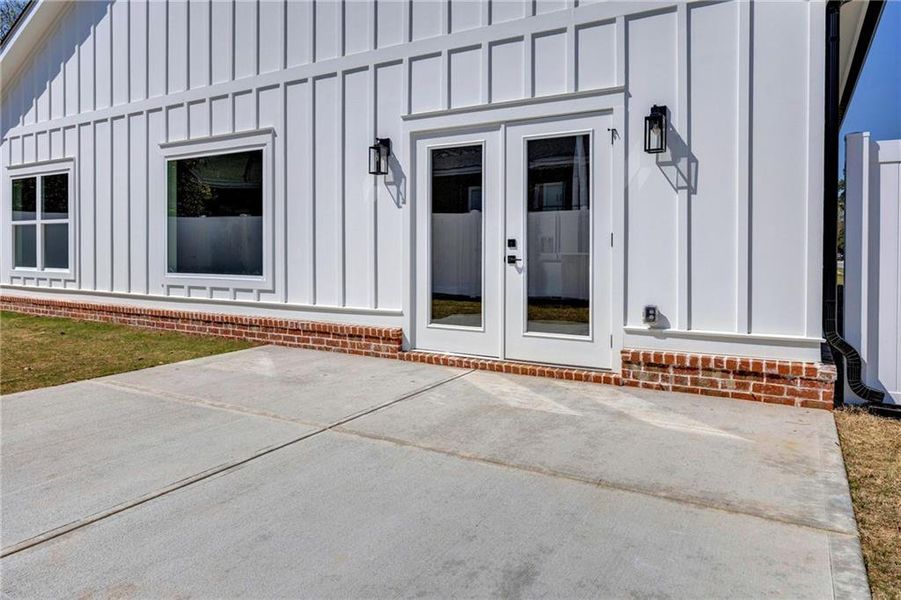 Exterior details and patio area of a home in , Covington (Image 27). Exterior details and patio area of a home in , Covington (Image 27).