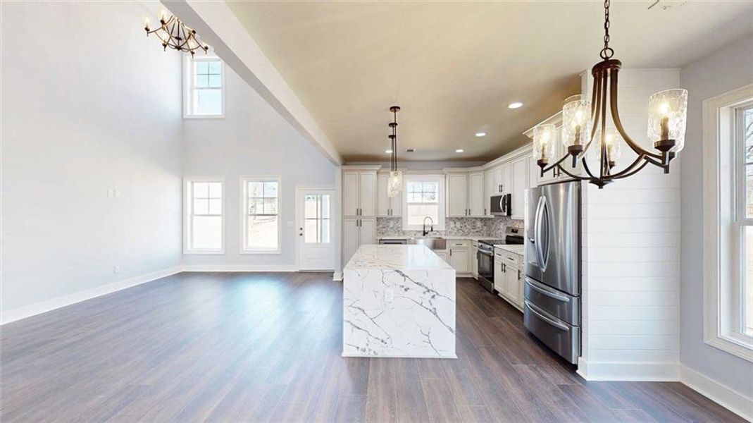 Furnished interior view inside a new home in , Conyers (Image 4).