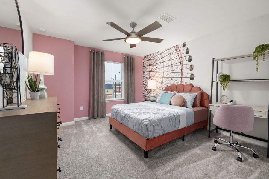 Furnished interior view inside a new home in Solana, Durham (Image 11).