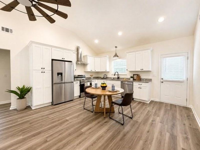 Furnished interior view inside a new home in , Gainesville (Image 8).