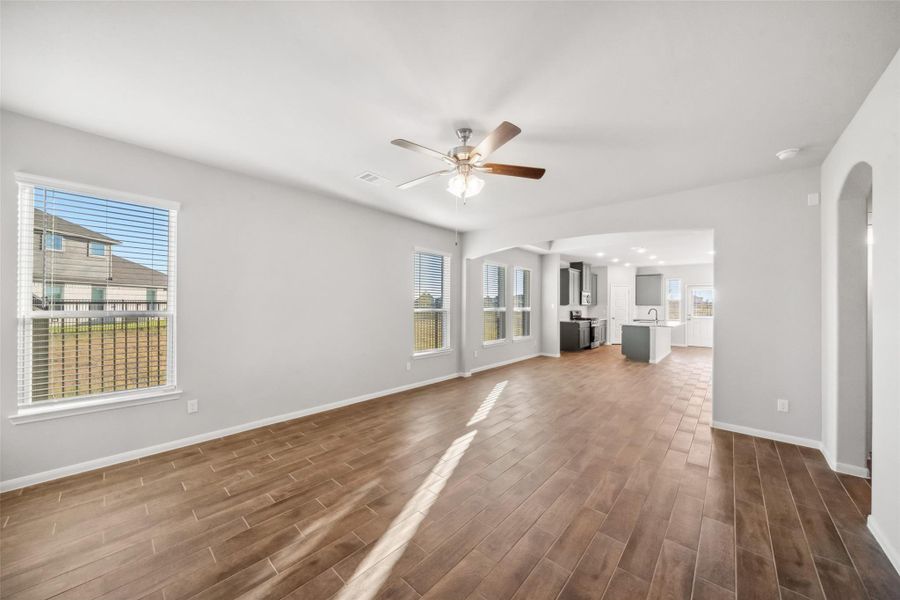 Spacious, unfurnished interior of a new home in Rates starting as low as, Iowa Colony (Image 20).