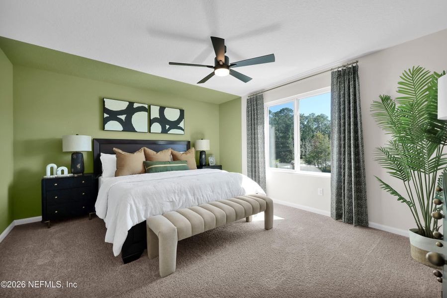 Furnished interior view inside a new home in Baxley Villas, Middleburg (Image 13).