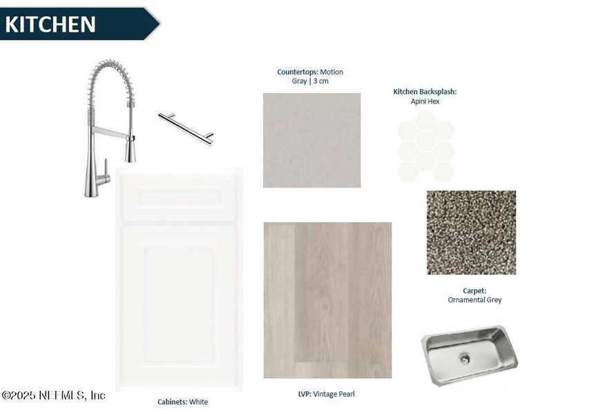 Sample of building materials used in homes in Westerly Park at Wildlight, Yulee (Image 23).