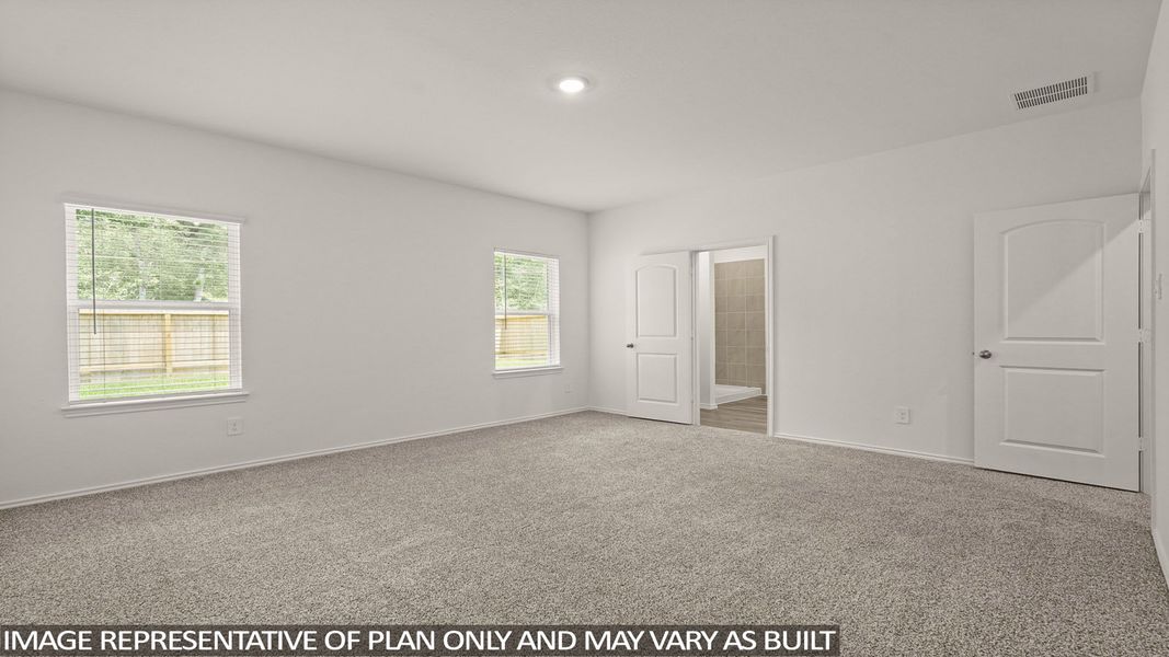 Spacious, unfurnished interior of a new home in Grand Pines, Magnolia (Image 18). Spacious, unfurnished interior of a new home in Grand Pines, Magnolia (Image 18).