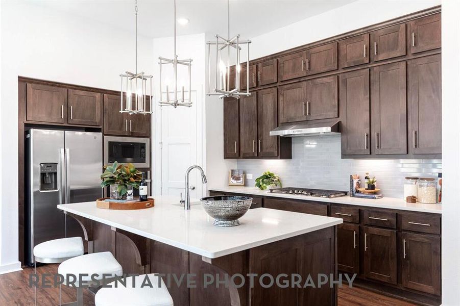 Furnished interior view inside a new home in Landmark, Denton (Image 11).