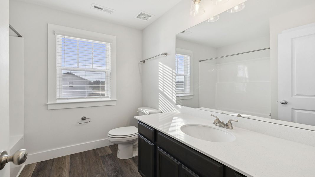 Furnished interior view inside a new home in Edgewood Estates, Piedmont (Image 7). Furnished interior view inside a new home in Edgewood Estates, Piedmont (Image 7).