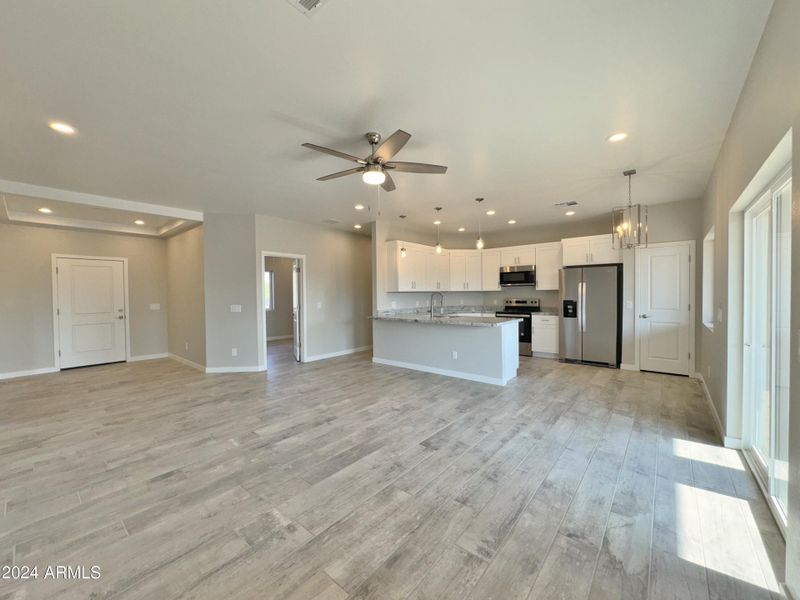 Great room & dining area