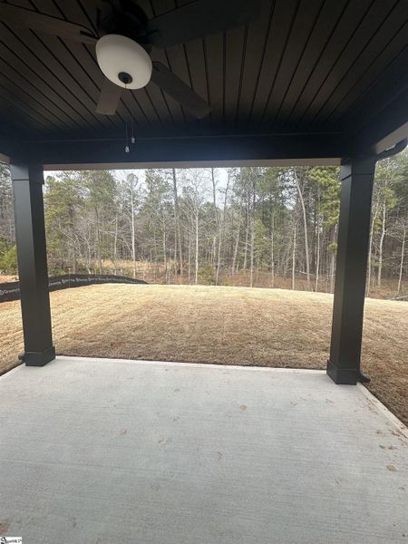 Exterior details and patio area of a home in Shiloh Trail, Wellford (Image 3).