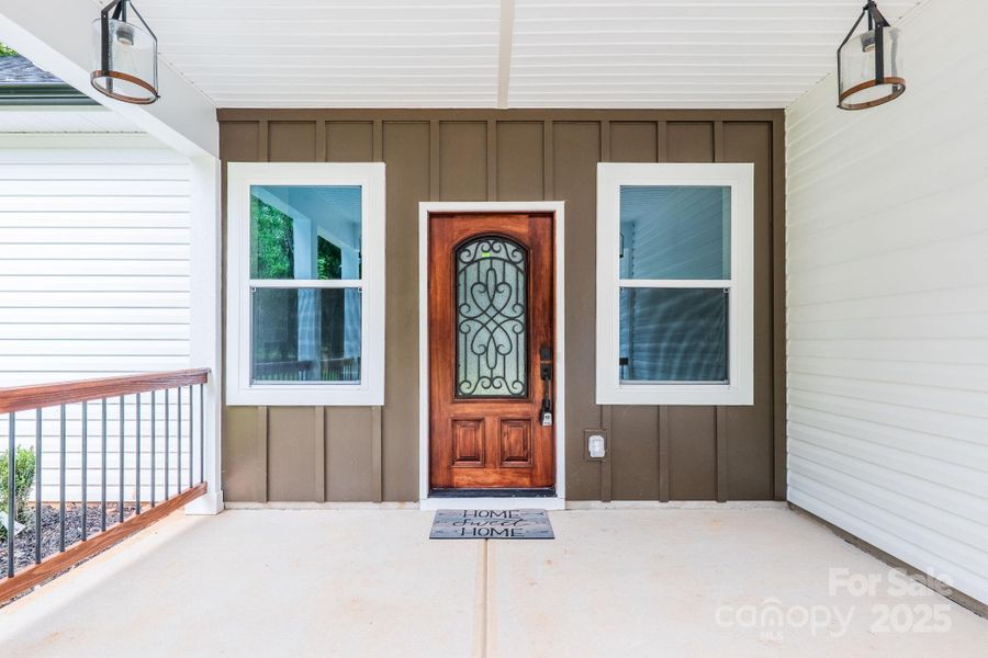 Exterior details and patio area of a home in , Shelby (Image 3).