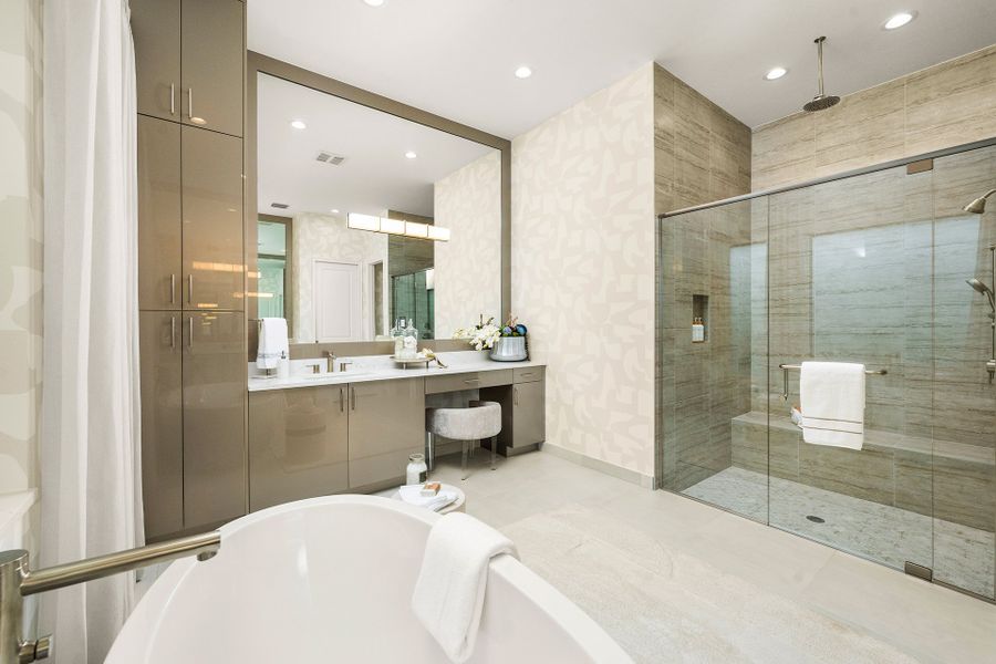 Representative furnished interior of a home built from the Savannah by GL Homes in Valencia Del Mar (55+), Boynton Beach (Image 10).
