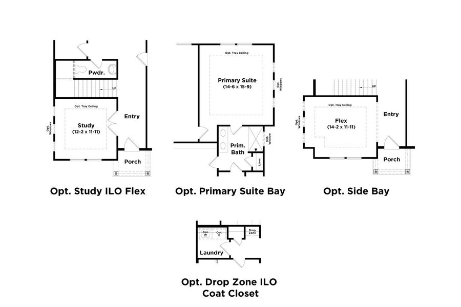 2D floor plan layout for the Greenwich by DRB Homes in The Park at Brighton, Locust Grove, GA (Image 7).