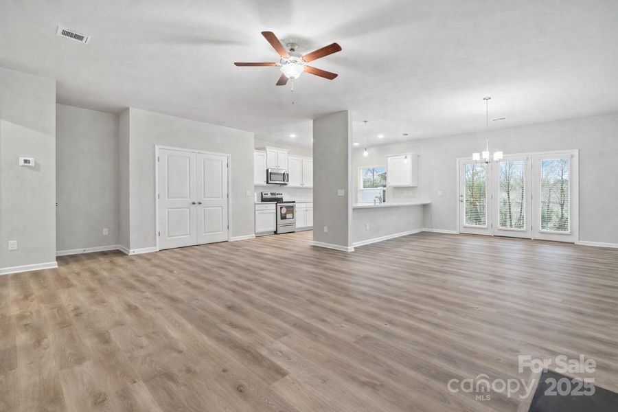 Spacious, unfurnished interior of a new home in , Charlotte (Image 7). Spacious, unfurnished interior of a new home in , Charlotte (Image 7).
