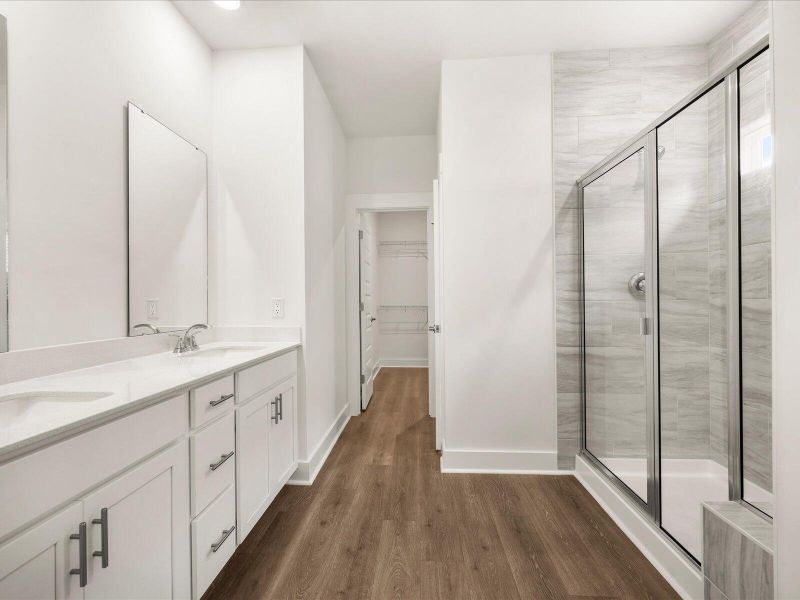 Furnished interior view inside a new home in The Coves at Lakes of Cane Bay, Summerville (Image 11).