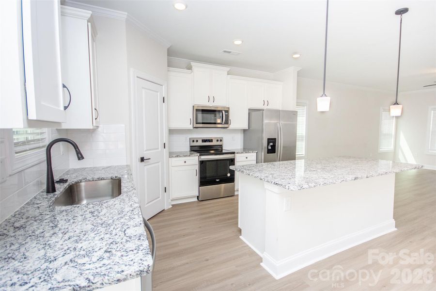 Furnished interior view inside a new home in Colonial Crossing, Troutman (Image 11).
