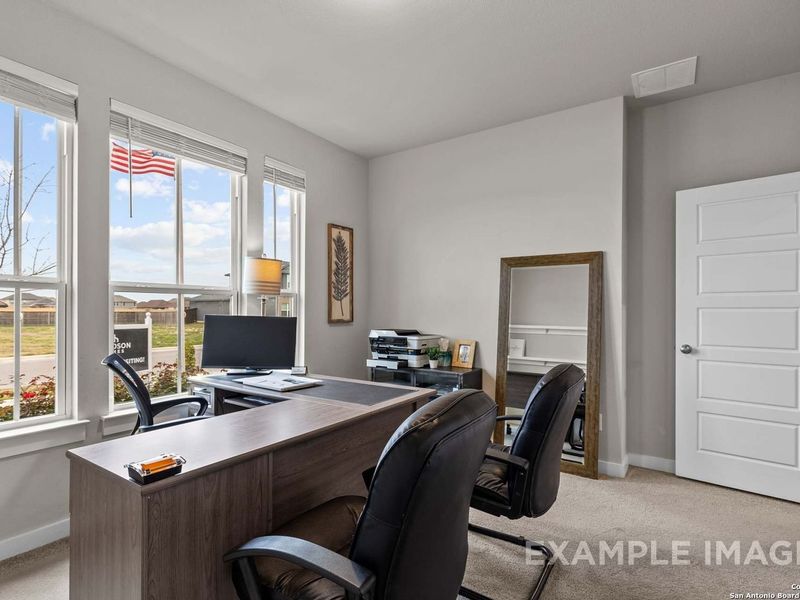 Furnished interior view inside a new home in Hannah Heights, Seguin (Image 29).