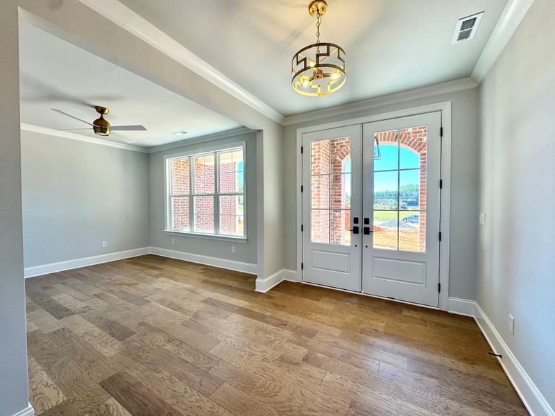Spacious, unfurnished interior of a new home in Saddlehorn, Troutman (Image 7). Spacious, unfurnished interior of a new home in Saddlehorn, Troutman (Image 7).