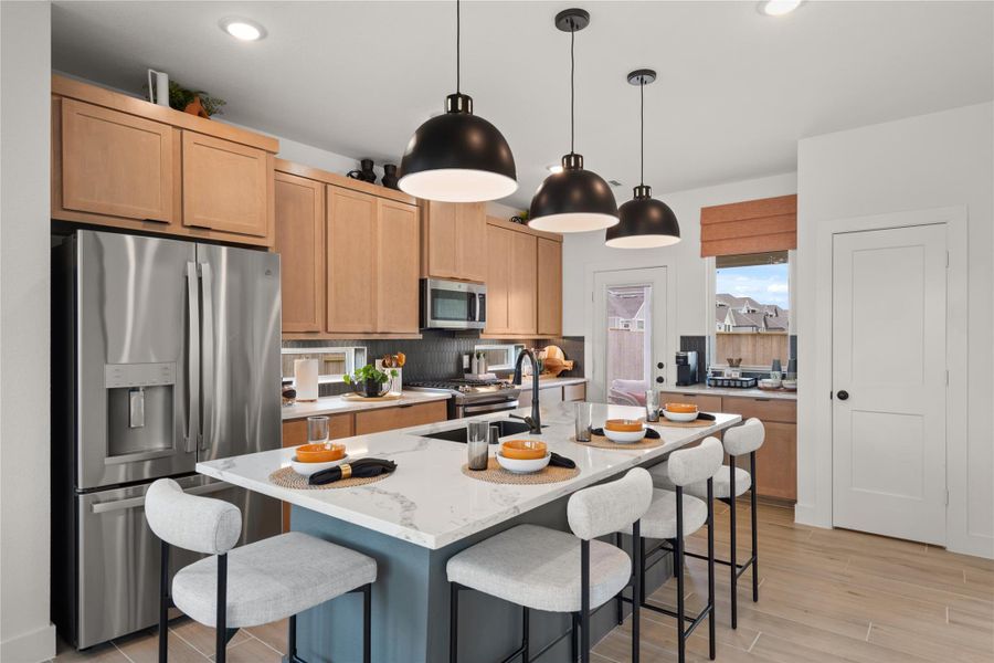 Furnished interior view inside a new home in Elyson, Katy (Image 19). Furnished interior view inside a new home in Elyson, Katy (Image 19).