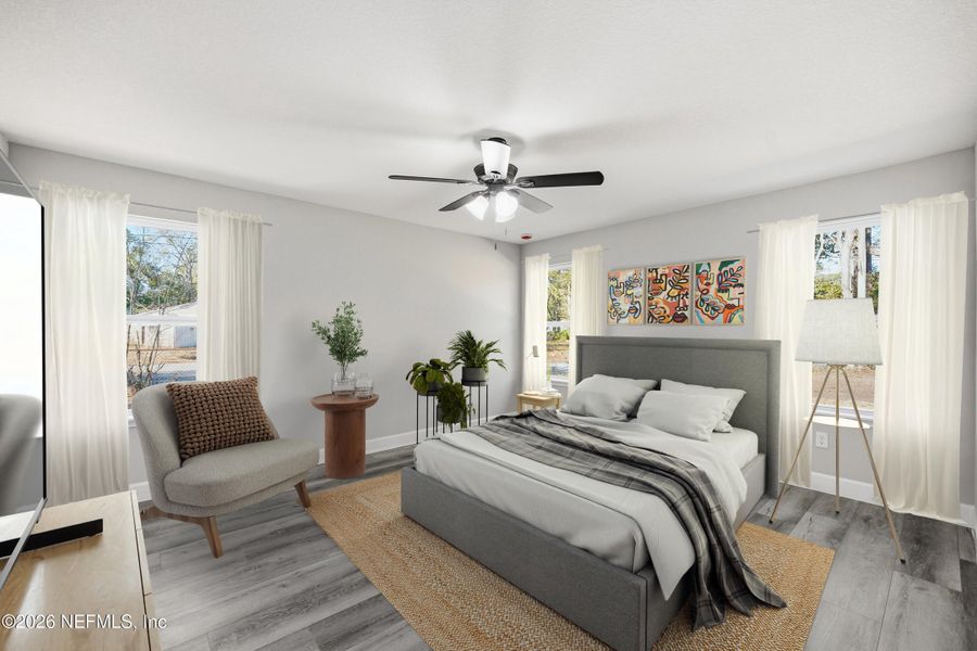 Furnished interior view inside a new home in , Jacksonville (Image 6).