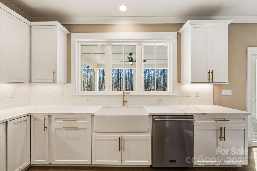 Furnished interior view inside a new home in , Wingate (Image 8).