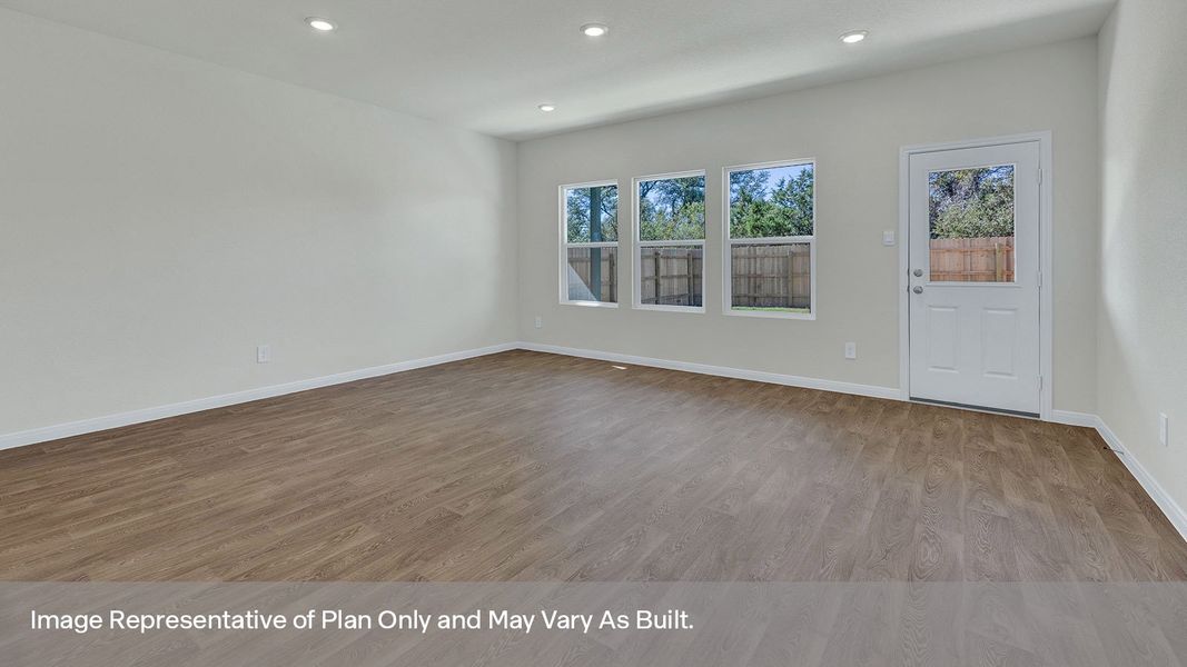 Representative unfurnished interior of a home built from the The Mitchell by D.R. Horton in Paramount, Kyle (Image 21). Representative unfurnished interior of a home built from the The Mitchell by D.R. Horton in Paramount, Kyle (Image 21).