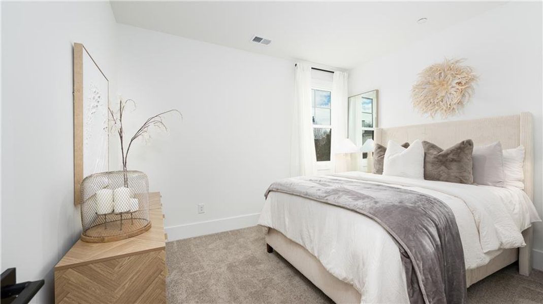 Furnished interior view inside a new home in The Village at Sandy Plains, Marietta (Image 18).