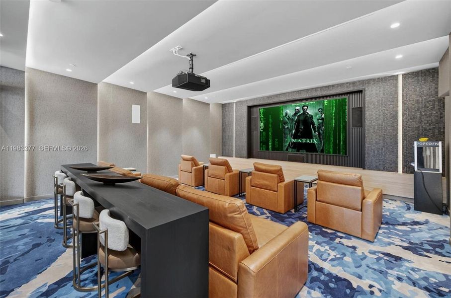 Movie theatre room