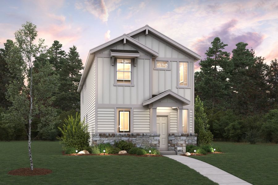 A house with a yard and trees. A house with a yard and trees.