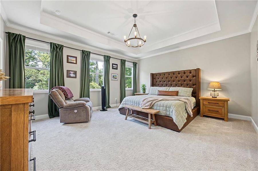 Furnished interior view inside a new home in , Flowery Branch (Image 8).