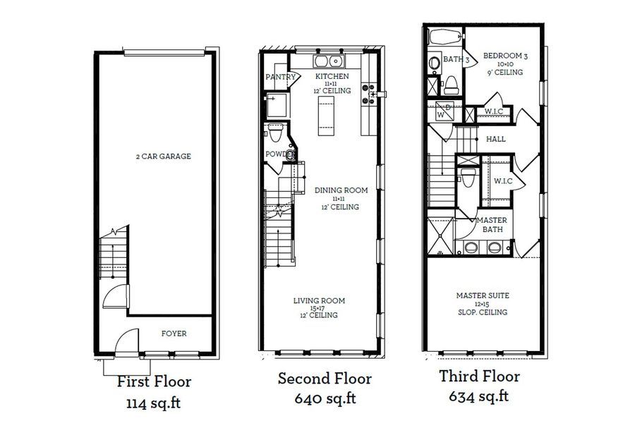 2D floor plan layout of this home in Downtown Round Rock – The Depot, Round Rock, TX (Image 2). 2D floor plan layout of this home in Downtown Round Rock – The Depot, Round Rock, TX (Image 2).