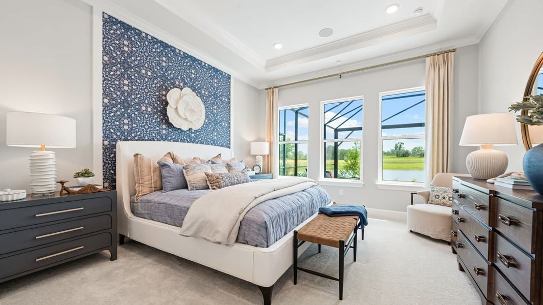 Furnished interior view inside a new home in Coasterra Community Group Page, Palmetto (Image 6).