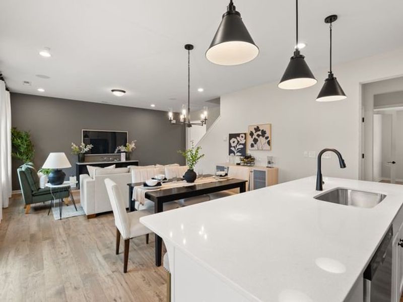Representative furnished interior of a home built from the Aria by True Homes in Swaim Meadows, Winston-Salem (Image 6).