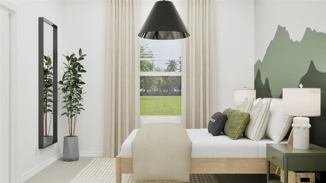 Furnished interior view inside a new home in Island Lakes at Coco Bay, Englewood (Image 9). Furnished interior view inside a new home in Island Lakes at Coco Bay, Englewood (Image 9).