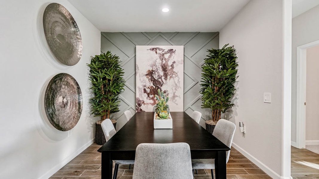 Furnished interior view inside a new home in Desert Moon Estates, Buckeye (Image 12).