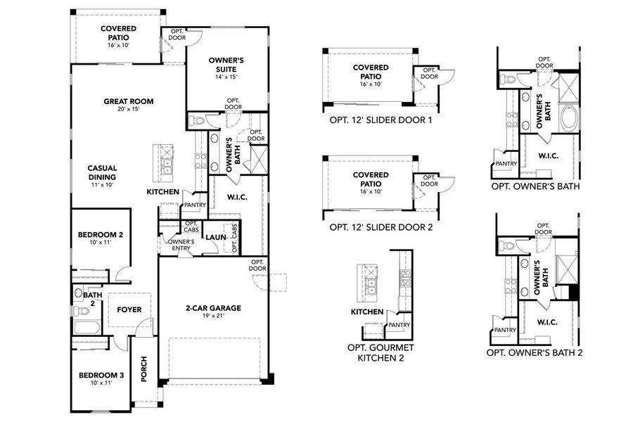 Discover luxury in single-story architecture – a modern home with 3 bedrooms and 2 baths.