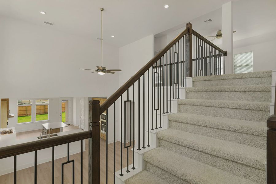 Furnished interior view inside a new home in Highland Village, Georgetown (Image 8).