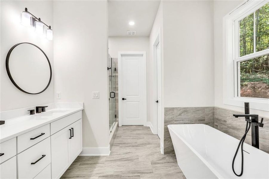 Furnished interior view inside a new home in , Winston (Image 8).