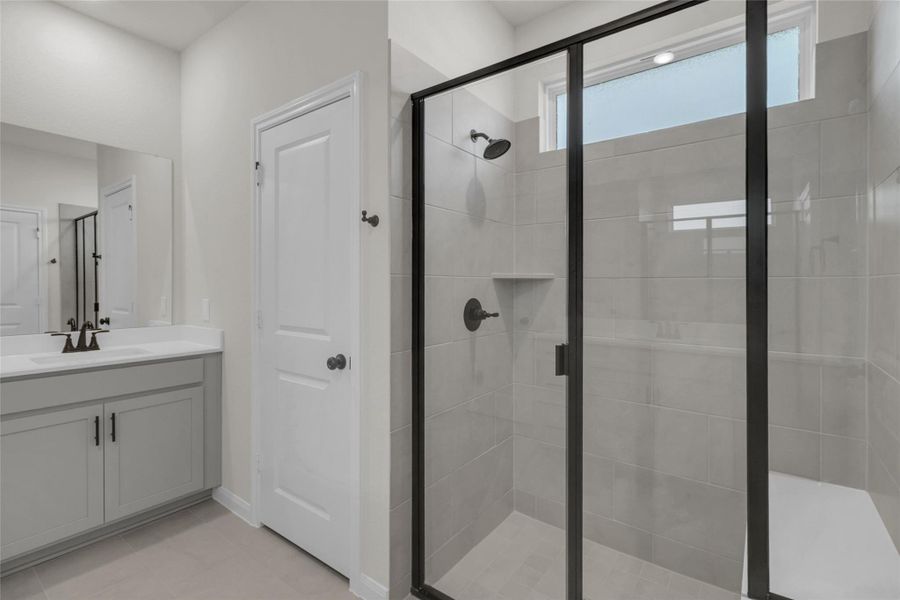 Furnished interior view inside a new home in Elyson, Katy (Image 18).