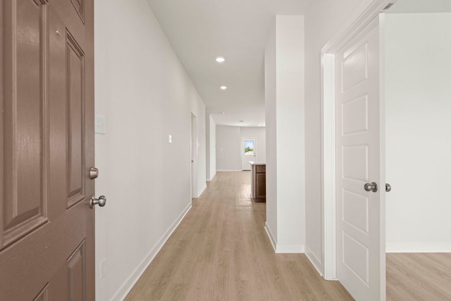 Spacious, unfurnished interior of a new home in South Pointe, Temple (Image 8). Spacious, unfurnished interior of a new home in South Pointe, Temple (Image 8).